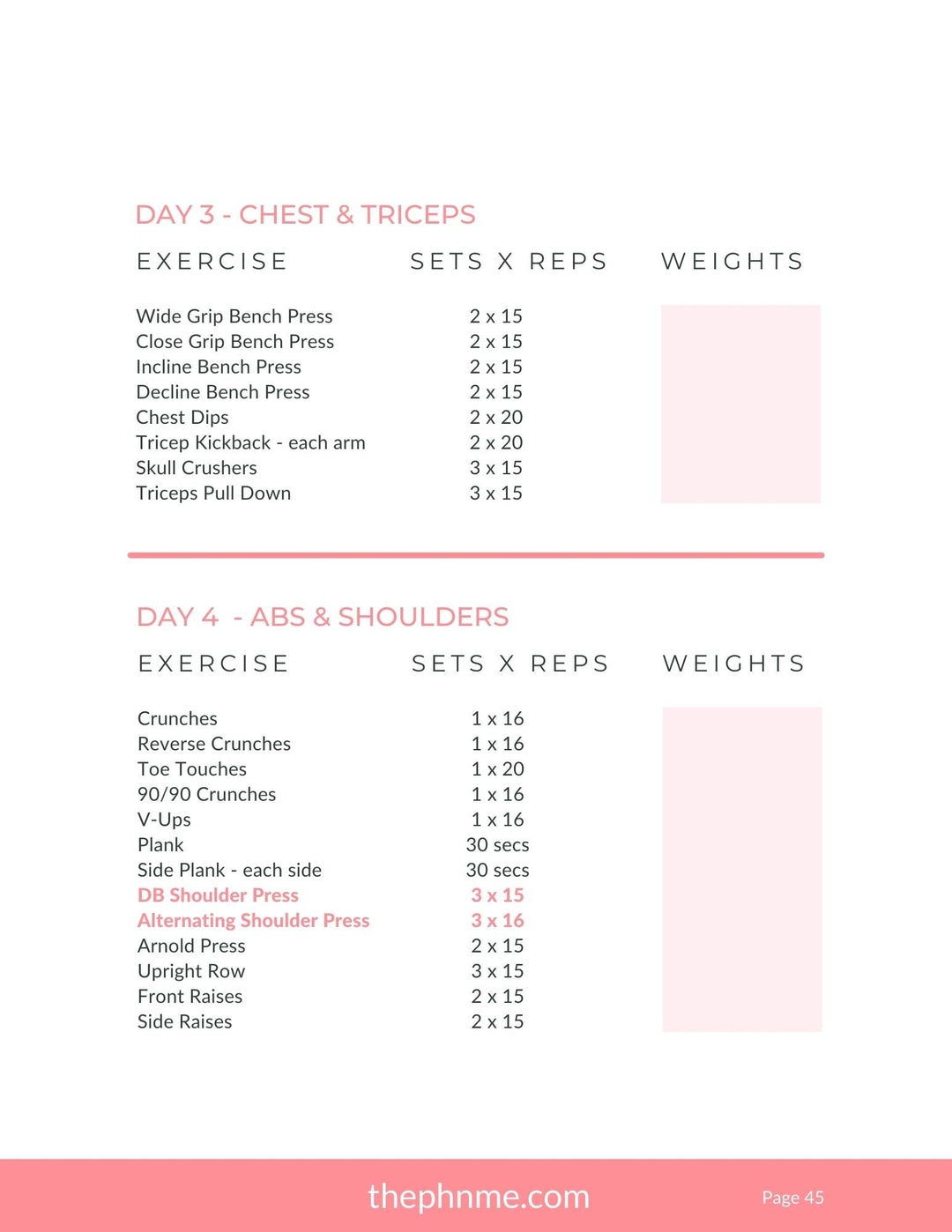 101 Fitness Guide (Free With Purchase)